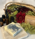 Indigo Calm artisan soap bar by Bridge Project Soapworks